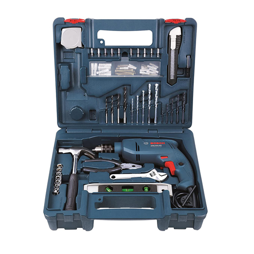 Bosch GSB 500W 500 RE Tool Set (Blue)