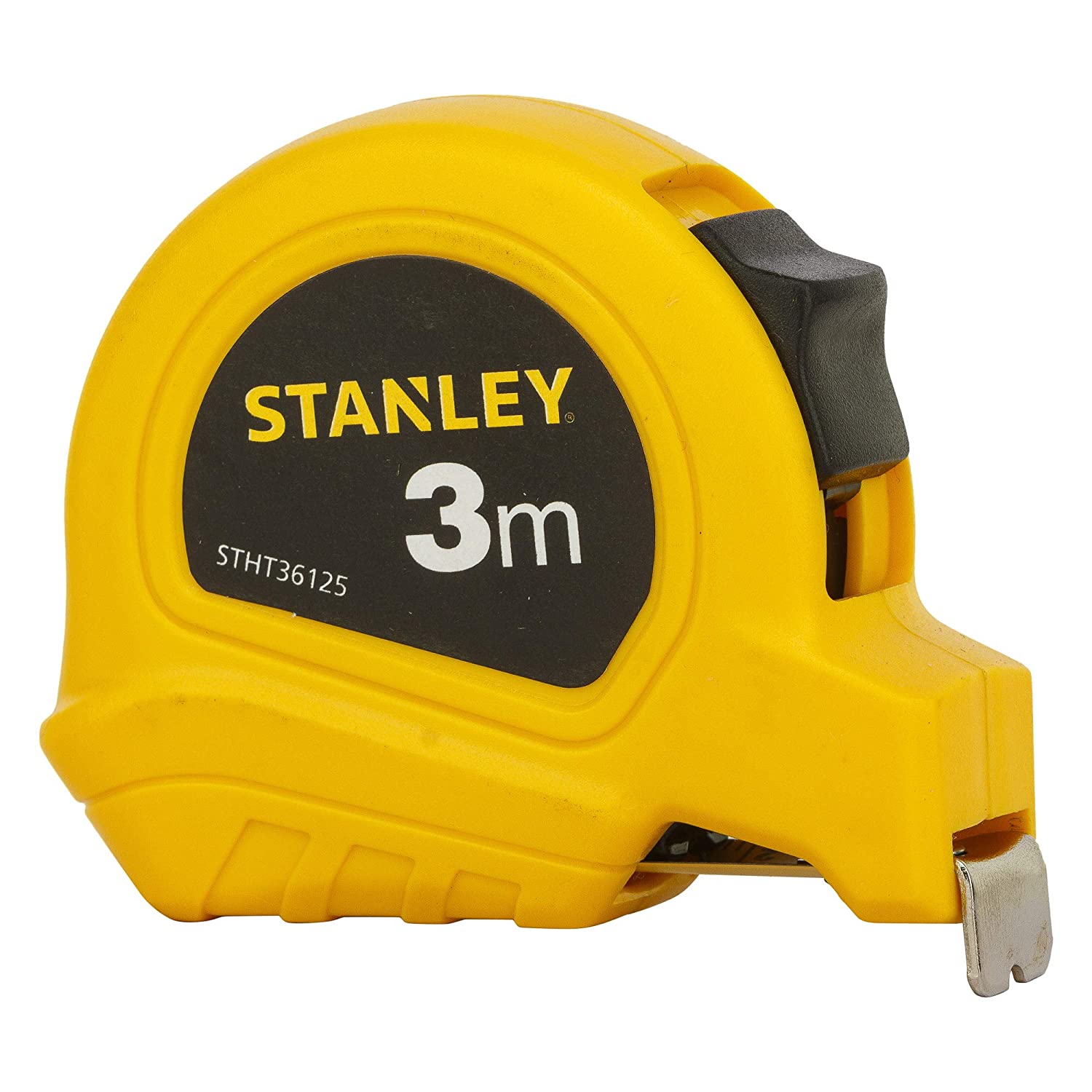 STANLEY STHT36125-812 3 Meter Plastic Short Measuring Tape (Yellow)