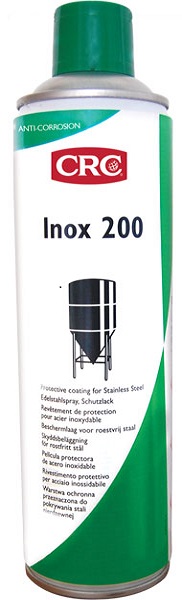 CRC INOX 200 Anti-corrosion coating for stainless steel surfaces.