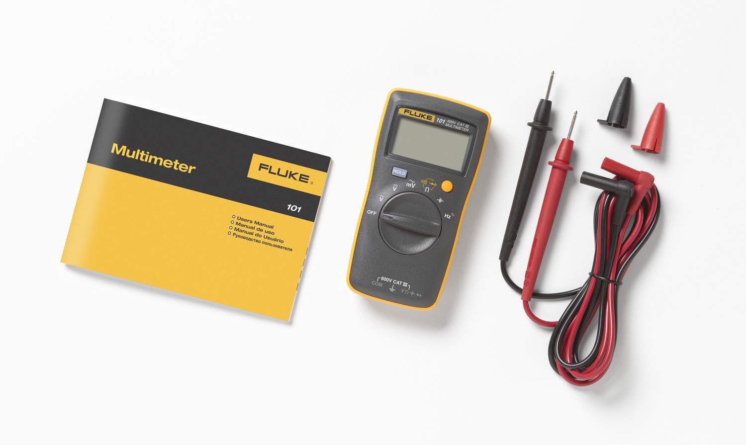 Fluke 101 Pocket Digital Multimeter (Black , Yellow)