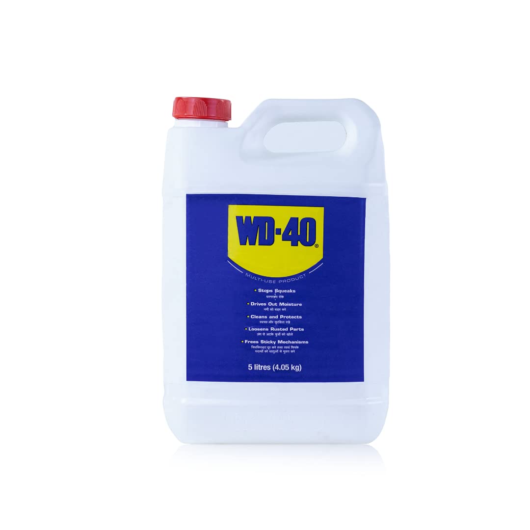 Pidilite WD-40 5 Litre | Protecting Component from Rust and Corrosion Ideal for Heavy Jobs That required Soaking and Dipping Tools Maintenance Rust Removal Solution (5 L)