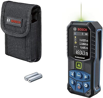 Bosch GLM 50-27 CG Bluetooth Enabled 50M Range Laser Distance Meter with Color Backlit Display