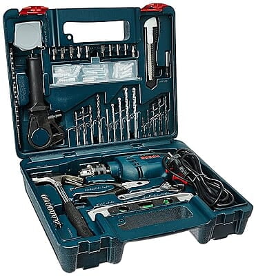 Bosch GSB 600 RE 13mm 600 Watt Corded Smart Drill Kit,Silver