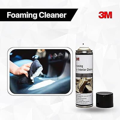 3M Foaming Car Interior Cleaner (580 g) | Upholstery and Leather Cleaner | Removes Tough Stains and Dirt Inside Your Car 3M Foaming Car Interior Cleaner (580 g) | Upholstery and Leather Cleaner | Removes Tough Stains and Dirt Inside Your Car