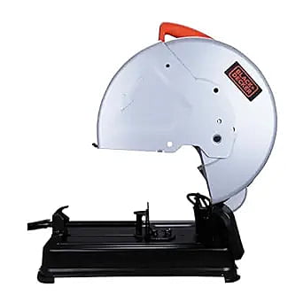 BLACK+DECKER BEM2200-IN 14-inch (355 mm),2200W,4200 Rpm Heavy Duty Corded Electric Chop Saw for Cutting Metal, 1 Year Warranty