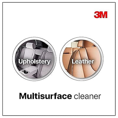 3M Foaming Car Interior Cleaner (580 g) | Upholstery and Leather Cleaner | Removes Tough Stains and Dirt Inside Your Car 3M Foaming Car Interior Cleaner (580 g) | Upholstery and Leather Cleaner | Removes Tough Stains and Dirt Inside Your Car