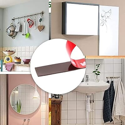 3M High Strength Double Side Bonding Tape for Plastic, Metal, Interior & Exterior Use, Multiple Surface Acrylic Adhesive (12mmX5m, 1 Roll+Primer) 3M High Strength Double Side Bonding Tape for Plastic, Metal, Interior & Exterior Use, Multiple Surface Acrylic Adhesive (12mmX5m, 1 Roll+Primer)