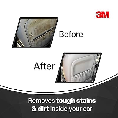3M Foaming Car Interior Cleaner (580 g) | Upholstery and Leather Cleaner | Removes Tough Stains and Dirt Inside Your Car 3M Foaming Car Interior Cleaner (580 g) | Upholstery and Leather Cleaner | Removes Tough Stains and Dirt Inside Your Car