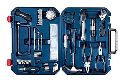 Bosch All-in-One 108 Pieces Hand Tool Kit (Blue, Hard case) Bosch All-in-One 108 Pieces Hand Tool Kit (Blue, Hard case)