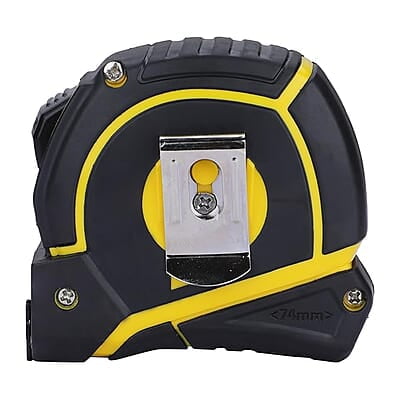 STANLEY STHT43067-12 5 Meter Tylon Measurement Tape in Rugged Rubber Case for Precise & Accurate Measurements with Anti-Slip Properties for Home, DIY, Industrial & Professional Use, YELLOW & BLACK STANLEY STHT43067-12 5 Meter Tylon Measurement Tape in Rugged Rubber Case for Precise & Accurate Measurements with Anti-Slip Properties for Home, DIY, Industrial & Professional Use, YELLOW & BLACK