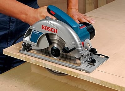 Bosch GKS 190 Heavy Duty Electric Circular Saw, 1,400W, 5,200 rpm, 184 mm Blade, 20 mm Bore, Air Blower, Bosch Click & Clean System, 4.1 kg + Key, Parallel Guide, Saw Blade, 1 Year Warranty Bosch GKS 190 Heavy Duty Electric Circular Saw, 1,400W, 5,200 rpm, 184 mm Blade, 20 mm Bore, Air Blower, Bosch Click & Clean System, 4.1 kg + Key, Parallel Guide, Saw Blade, 1 Year Warranty