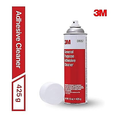 3M General Purpose Adhesive Cleaner (425 g, Clear) | Removes Sticky Residue from Glue, Stickers and Tapes | Safe on Paint 3M General Purpose Adhesive Cleaner (425 g, Clear) | Removes Sticky Residue from Glue, Stickers and Tapes | Safe on Paint