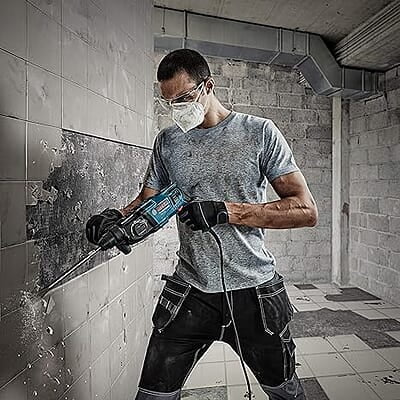 Bosch GBH 220 Corded Electric Rotary Hammer with SDS Plus, 720W , 2 J, 2.3 Kg, 3 Modes, For Concrete, Metal & Wood + Carrying case, 1 Year Warranty, Blue Bosch GBH 220 Corded Electric Rotary Hammer with SDS Plus, 720W , 2 J, 2.3 Kg, 3 Modes, For Concrete, Metal & Wood + Carrying case, 1 Year Warranty, Blue
