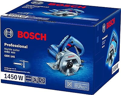 Bosch GDC 141 Corded Electric Diamond Tile/Marble Cutter, 1,450W, 125 mm Disc Dia., 12,000 rpm, Double Insulation, Overload Capacity, 3 kg + Hex Key & Hexagon Socket Wrench, 1 Year Warranty Bosch GDC 141 Corded Electric Diamond Tile/Marble Cutter, 1,450W, 125 mm Disc Dia., 12,000 rpm, Double Insulation, Overload Capacity, 3 kg + Hex Key & Hexagon Socket Wrench, 1 Year Warranty