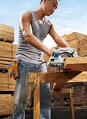 Bosch GKS 190 Heavy Duty Electric Circular Saw, 1,400W, 5,200 rpm, 184 mm Blade, 20 mm Bore, Air Blower, Bosch Click & Clean System, 4.1 kg + Key, Parallel Guide, Saw Blade, 1 Year Warranty Bosch GKS 190 Heavy Duty Electric Circular Saw, 1,400W, 5,200 rpm, 184 mm Blade, 20 mm Bore, Air Blower, Bosch Click & Clean System, 4.1 kg + Key, Parallel Guide, Saw Blade, 1 Year Warranty