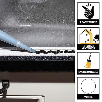 SIKA – Multipurpose sealant – Sikaflex 127 – Seals cracks and gaps –Interior/exterior use – Hybrid polyurethane-based – Easy apply – 600 ml –White SIKA – Multipurpose sealant – Sikaflex 127 – Seals cracks and gaps –Interior/exterior use – Hybrid polyurethane-based – Easy apply – 600 ml –White