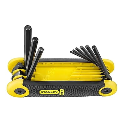 STANLEY 2-69-265 9-Piece Folding Metric Key Set - Hex STANLEY 2-69-265 9-Piece Folding Metric Key Set - Hex