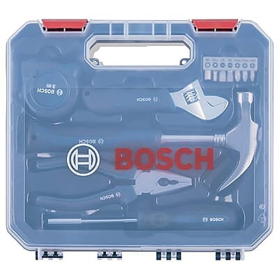 Bosch 12 Pieces Hand Tool Kit (Blue, Hard case) Bosch 12 Pieces Hand Tool Kit (Blue, Hard case)
