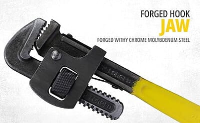 STANLEY 71-642 12'' 300 mm Stilson Type Pipe Wrench Ideal for Construction & Heavy-Duty Applications for Industrial & Professional Use, YELLOW & BLACK STANLEY 71-642 12'' 300 mm Stilson Type Pipe Wrench Ideal for Construction & Heavy-Duty Applications for Industrial & Professional Use, YELLOW & BLACK