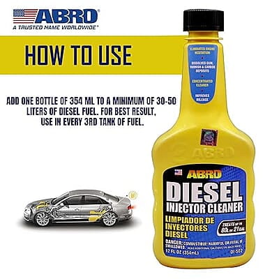 Abro DI-502 SUV Car Diesel Fuel Treatment and Injector Cleaner for Mileage Improvement & Deposit Cleaning (354 ml) Abro DI-502 SUV Car Diesel Fuel Treatment and Injector Cleaner for Mileage Improvement & Deposit Cleaning (354 ml)