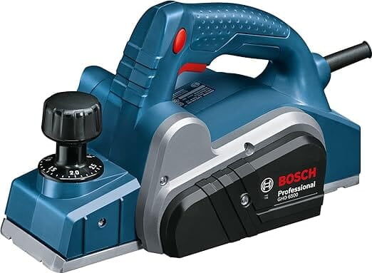 Bosch GHO 6500 Electric Planer, 650W, 2.6 mm Depth, 82 mm Width, 16,500 rpm, Optimized Air Flow, 2.8 kg + Hex Key, Parallel Guide, Sharpening Device & Setting Gauge For HSS Blade, 1 Year Warranty Bosch GHO 6500 Electric Planer, 650W, 2.6 mm Depth, 82 mm Width, 16,500 rpm, Optimized Air Flow, 2.8 kg + Hex Key, Parallel Guide, Sharpening Device & Setting Gauge For HSS Blade, 1 Year Warranty