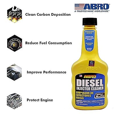 Abro DI-502 SUV Car Diesel Fuel Treatment and Injector Cleaner for Mileage Improvement & Deposit Cleaning (354 ml) Abro DI-502 SUV Car Diesel Fuel Treatment and Injector Cleaner for Mileage Improvement & Deposit Cleaning (354 ml)