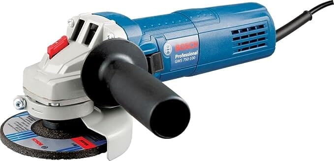 Bosch GWS 750-100 Heavy Duty Corded Electric Angle Grinder, M10, 750W, 11,000 rpm, 100 mm Disc Dia., Direct Cooling,1.8 kg + Wrench, Protection Guard, Auxiliary Handle & Wrench, 1 Year Warranty Bosch GWS 750-100 Heavy Duty Corded Electric Angle Grinder, M10, 750W, 11,000 rpm, 100 mm Disc Dia., Direct Cooling,1.8 kg + Wrench, Protection Guard, Auxiliary Handle & Wrench, 1 Year Warranty