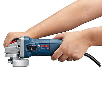 Bosch GWS 750-100 Heavy Duty Corded Electric Angle Grinder, M10, 750W, 11,000 rpm, 100 mm Disc Dia., Direct Cooling,1.8 kg + Wrench, Protection Guard, Auxiliary Handle & Wrench, 1 Year Warranty Bosch GWS 750-100 Heavy Duty Corded Electric Angle Grinder, M10, 750W, 11,000 rpm, 100 mm Disc Dia., Direct Cooling,1.8 kg + Wrench, Protection Guard, Auxiliary Handle & Wrench, 1 Year Warranty