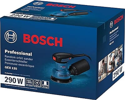 Bosch Professional GEX 125 Corded Electric Random Orbit Sander Bosch Professional GEX 125 Corded Electric Random Orbit Sander