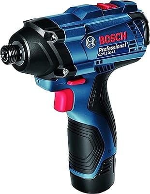 Bosch GDR 120-LI Cordless Impact Driver / Wrench, 2 Gear, 100 Nm, 1/4'' Hex, Soft Grip, 1.1 kg + 2 x battery GBA 12V 2.0Ah, Charger GAL12-40, 1 Year Warranty Bosch GDR 120-LI Cordless Impact Driver / Wrench, 2 Gear, 100 Nm, 1/4'' Hex, Soft Grip, 1.1 kg + 2 x battery GBA 12V 2.0Ah, Charger GAL12-40, 1 Year Warranty