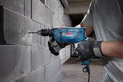 Bosch GSB 600 Corded Electric Impact Drill Kit, 600 W, 13 mm, 1.7 Kg, 3000 RPM, 1.4 Nm, Variable Speed, Forward/Reverse Rotation, Double Insulation, Improved Carbon Brush (100 Pc Kit) | Multicolor Bosch GSB 600 Corded Electric Impact Drill Kit, 600 W, 13 mm, 1.7 Kg, 3000 RPM, 1.4 Nm, Variable Speed, Forward/Reverse Rotation, Double Insulation, Improved Carbon Brush (100 Pc Kit) | Multicolor