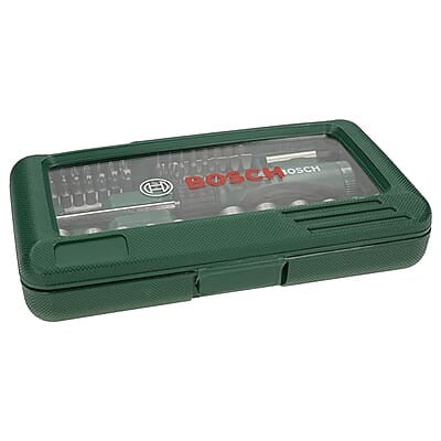 Bosch 46-Piece Screwdriver Bit set, with Screwdriver Bits and 12 Nutsetters Bosch 46-Piece Screwdriver Bit set, with Screwdriver Bits and 12 Nutsetters