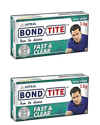 Astral Bond Tite Fast and Clear 13g - Pack of 2 Adhesive