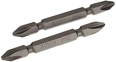 Bosch Metal 2608521039 65 Mm Double Ended Bit Set Ph2/Ph2, Pack Of 10 Bosch Metal 2608521039 65 Mm Double Ended Bit Set Ph2/Ph2, Pack Of 10