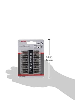 Bosch Metal 2608521039 65 Mm Double Ended Bit Set Ph2/Ph2, Pack Of 10 Bosch Metal 2608521039 65 Mm Double Ended Bit Set Ph2/Ph2, Pack Of 10