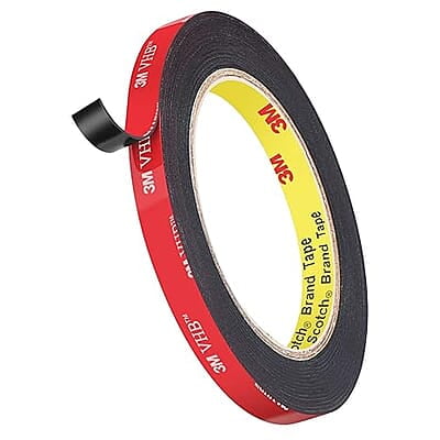 3M High Strength Double Side Bonding Tape for Plastic, Metal, Interior & Exterior Use, Multiple Surface Acrylic Adhesive (12mmX5m, 1 Roll+Primer) 3M High Strength Double Side Bonding Tape for Plastic, Metal, Interior & Exterior Use, Multiple Surface Acrylic Adhesive (12mmX5m, 1 Roll+Primer)