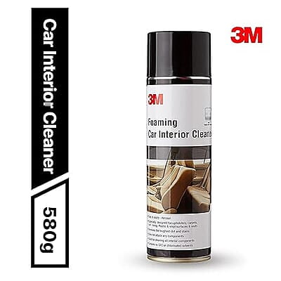 3M Foaming Car Interior Cleaner (580 g) | Upholstery and Leather Cleaner | Removes Tough Stains and Dirt Inside Your Car 3M Foaming Car Interior Cleaner (580 g) | Upholstery and Leather Cleaner | Removes Tough Stains and Dirt Inside Your Car